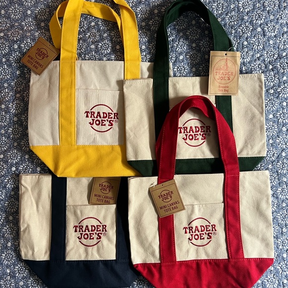 Trader Joe’s Mini Tote Bags (set of 4) - Picture 1 of 4